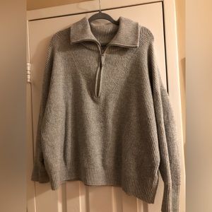 Aerie 3/4 Zip Sweater